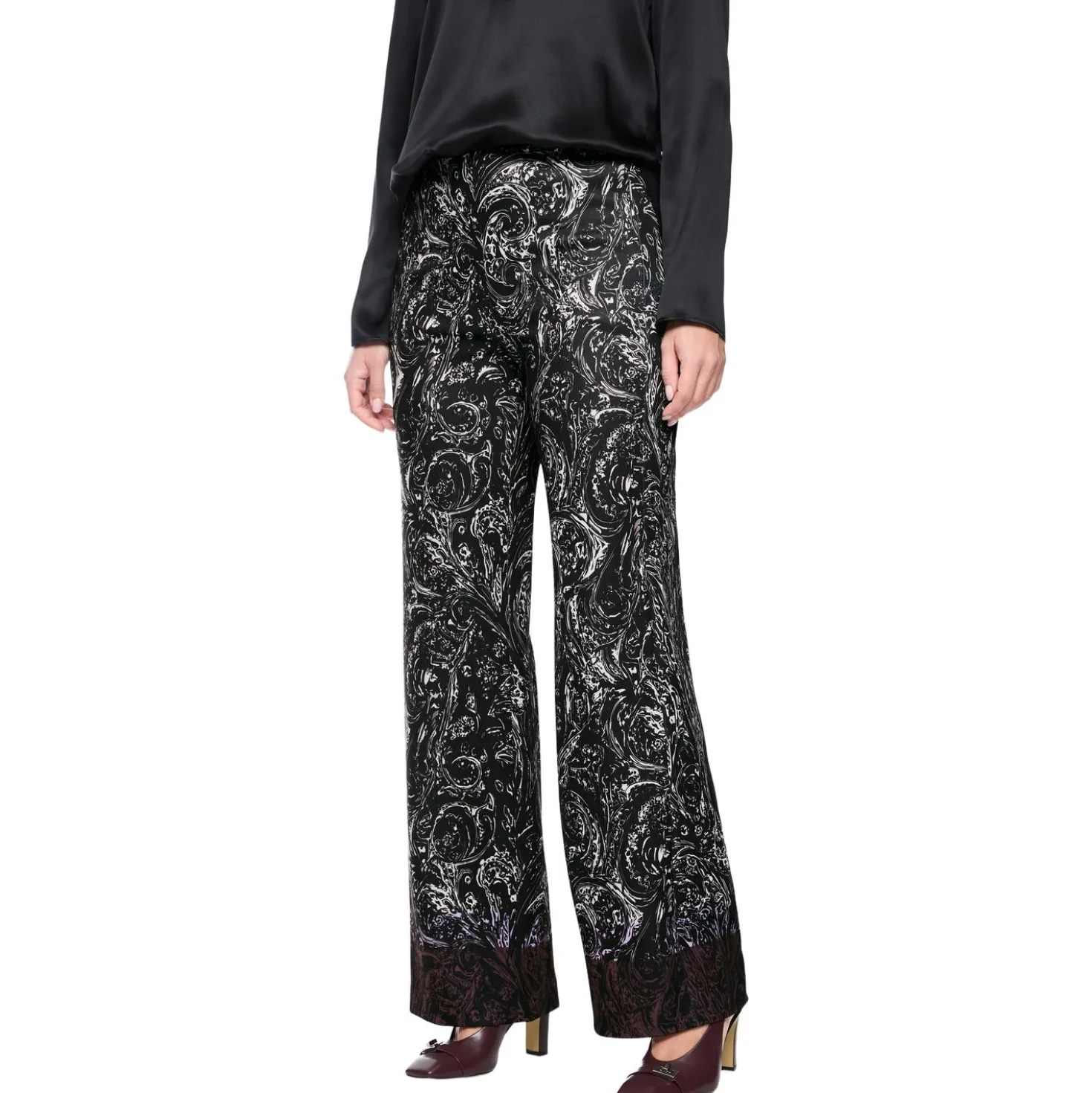 Hose winder wide fit mit allover-print