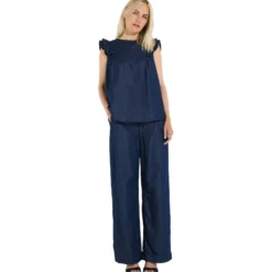 Jeansbluse