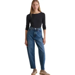 Jeans Lara Barrel Cropped
