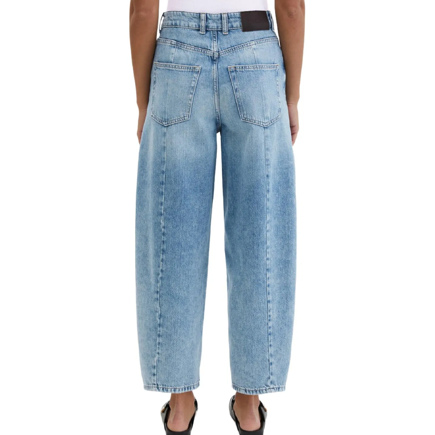Jeans Lara Barrel Cropped