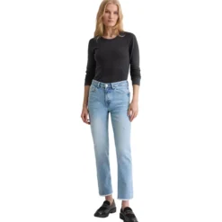 Jeans Linde Straight Cropped