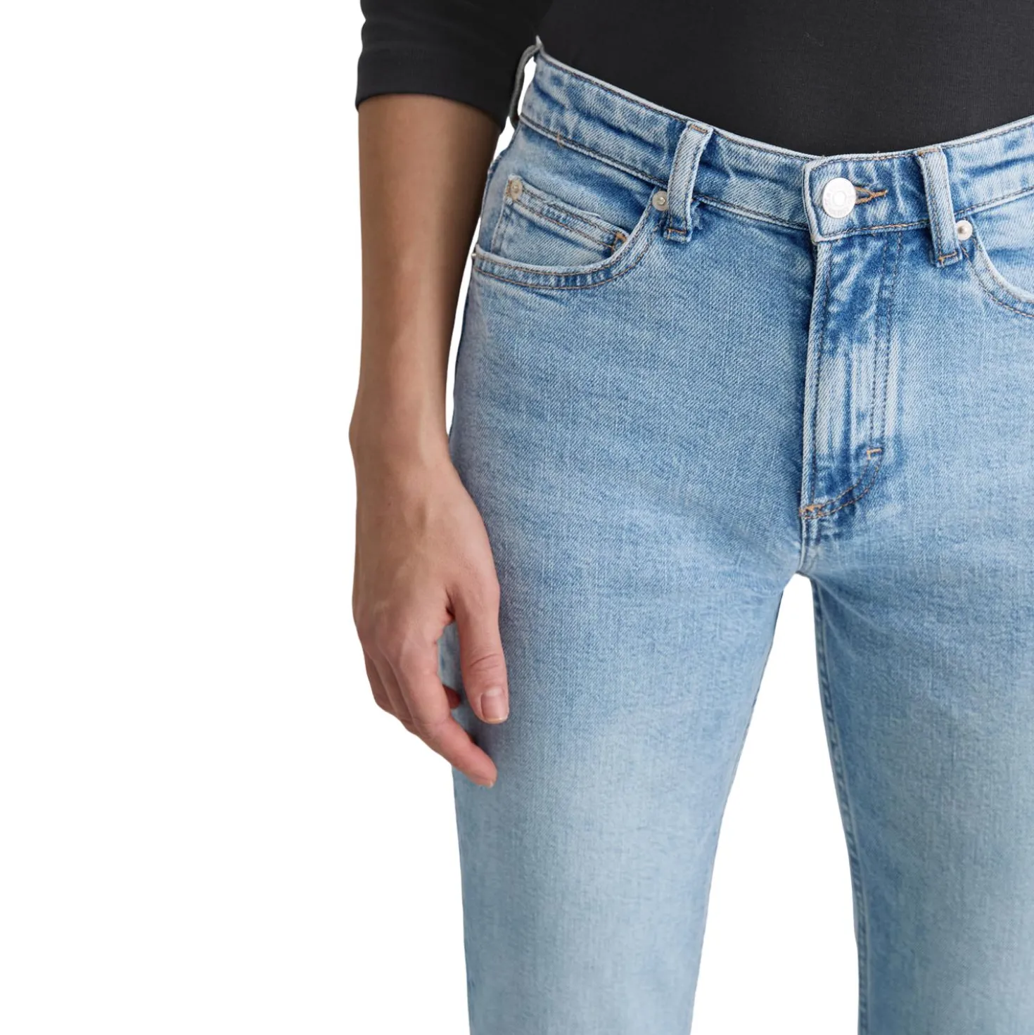 Jeans Linde Straight Cropped