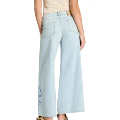 Jeans Palazzo cropped
