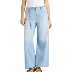 Jeans Palazzo cropped