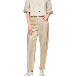 Jeans ruma mit gold-finish