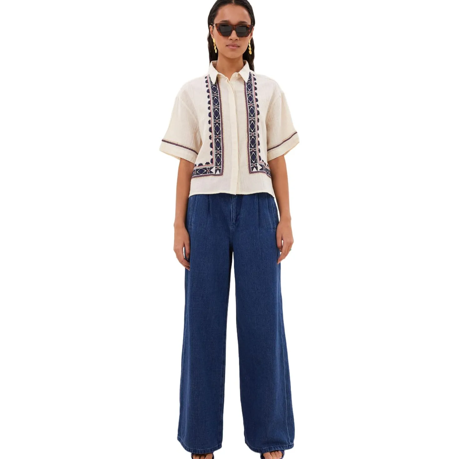 Jela embroidery blouse