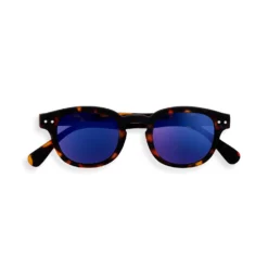 Junior SUN #C Tortoise Blue Mirror Lenses +0.00