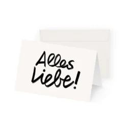 Karte Alles Liebe!
