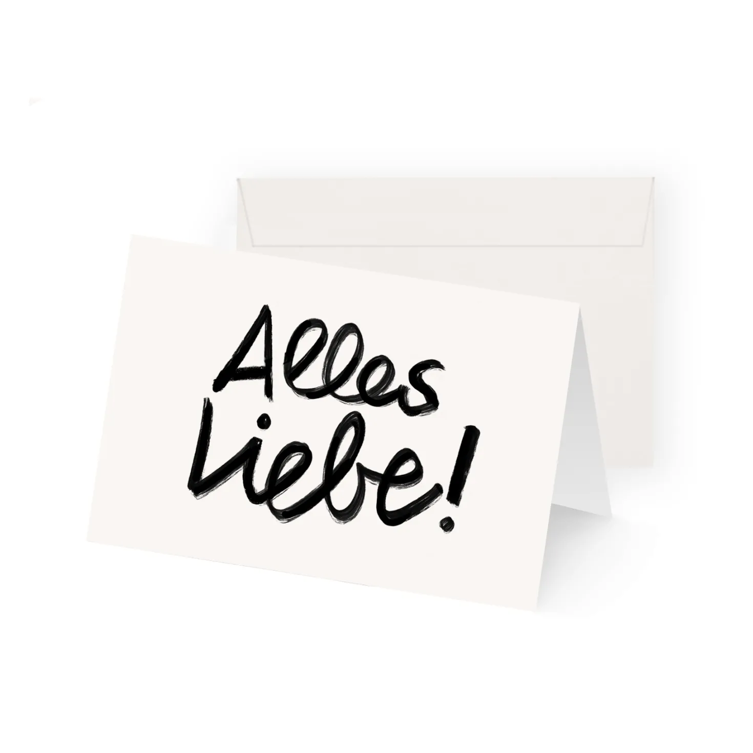 Karte Alles Liebe!
