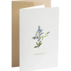 Karte Botanicals - Vergissmeinnicht