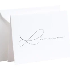 Karte Handlettering - L'amour