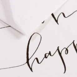 Karte Handlettering - Oh happy Day