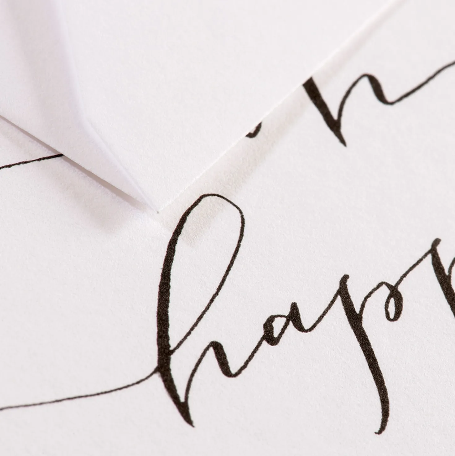 Karte Handlettering - Oh happy Day