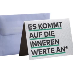 Karte Hanf - Es kommt auf die inneren Werte an