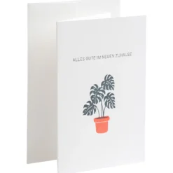 Karte Letterpress - Alles Gute im neuen Zuhause