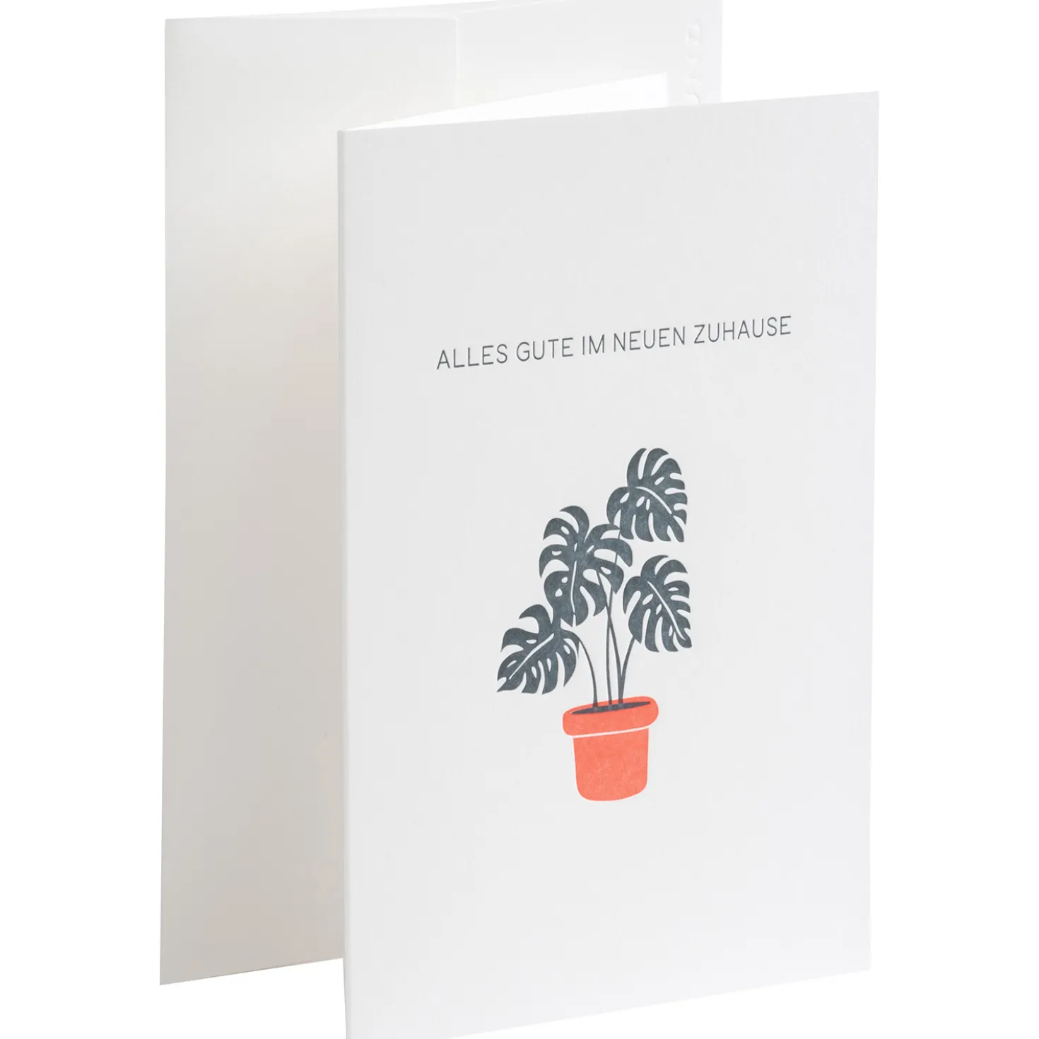 Karte Letterpress - Alles Gute im neuen Zuhause