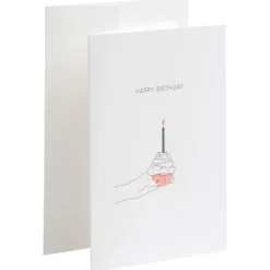 Karte Letterpress - Happy Birthday