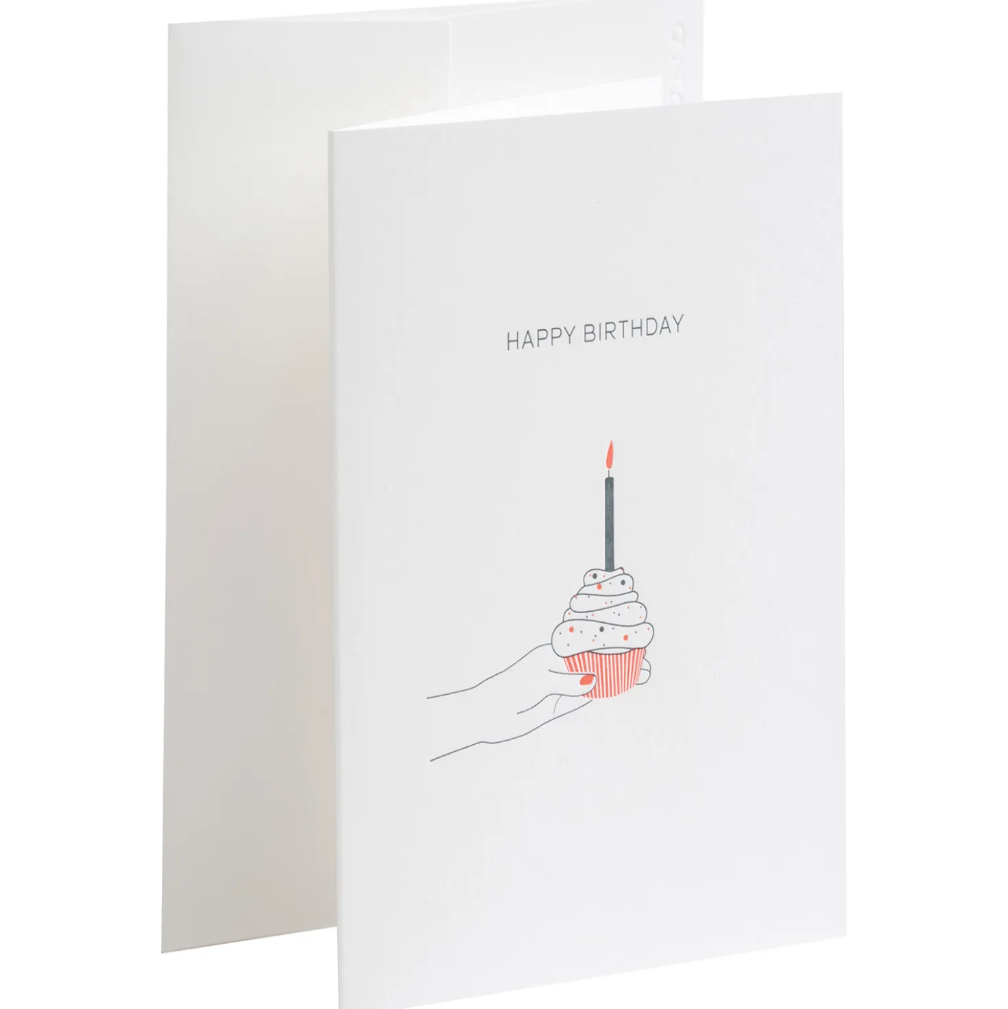 Karte Letterpress - Happy Birthday