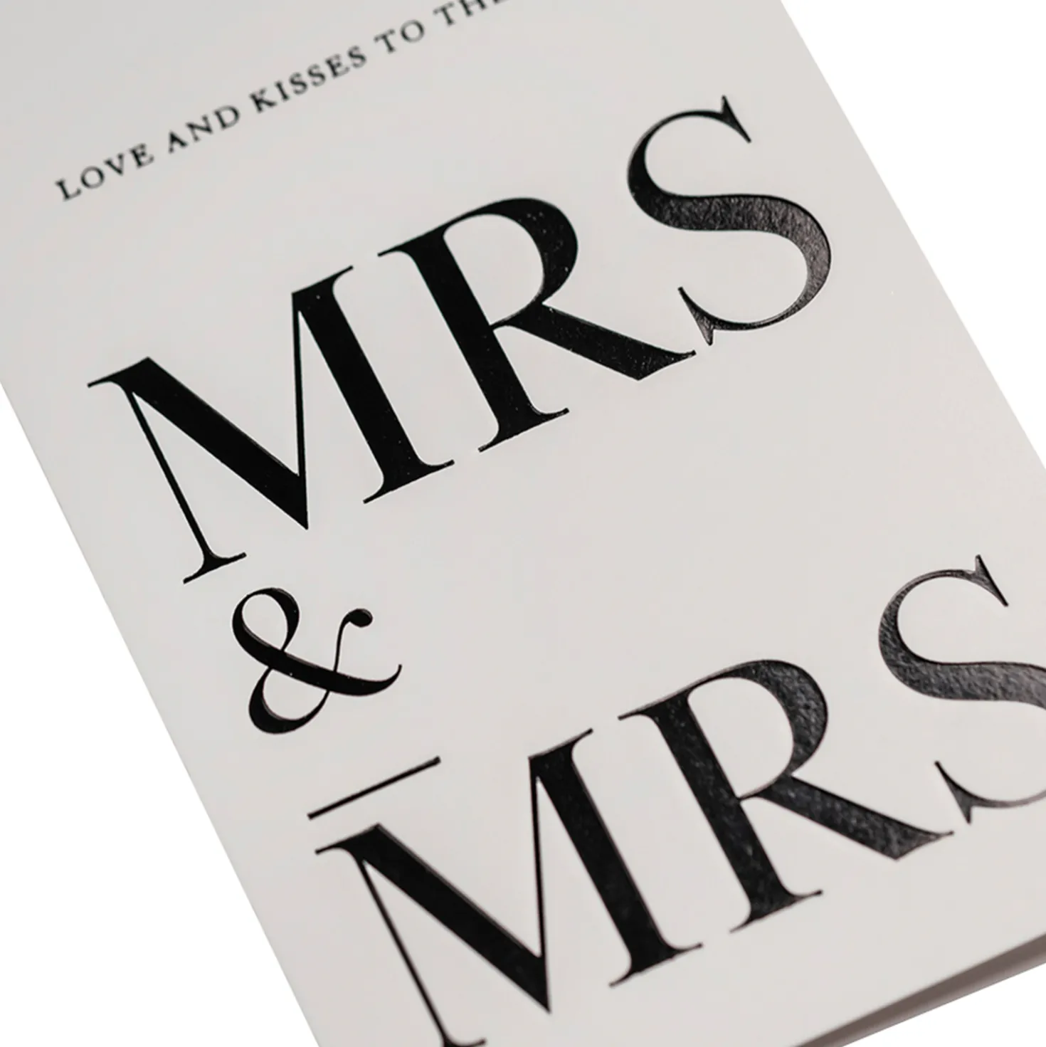 Karte Mrs & Mrs