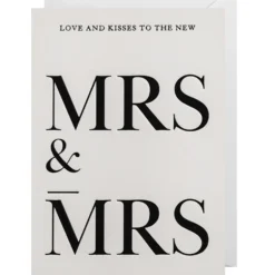 Karte Mrs & Mrs