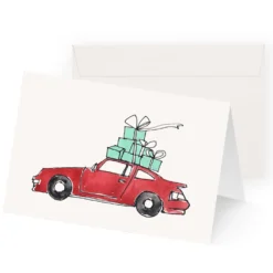 Karte Red Car