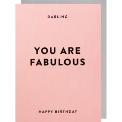 Karte You are fabulous