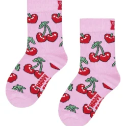 Kids cherry heart Socke