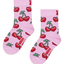 Kids cherry heart Socke