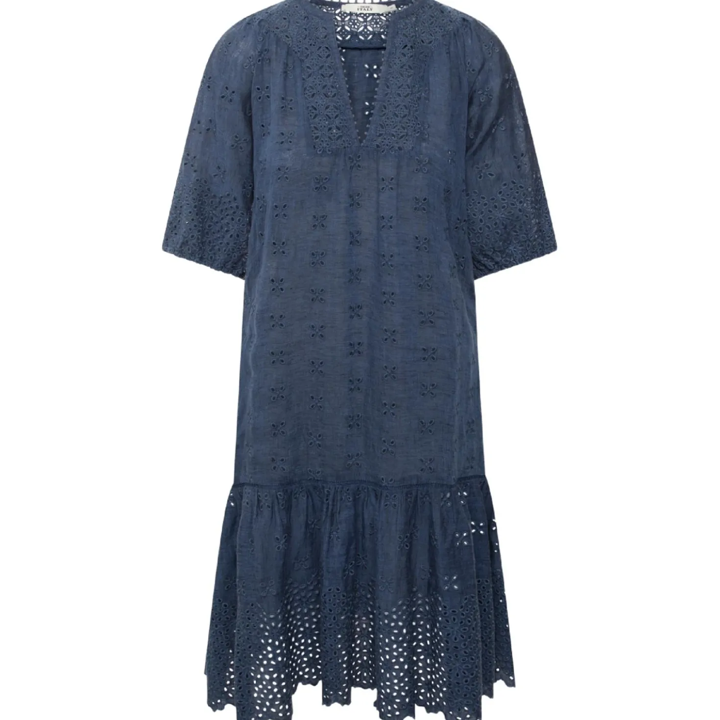 Kleid mit Lochspitze