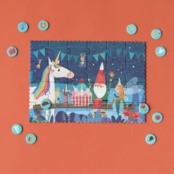 Kleines Puzzle Einhorn