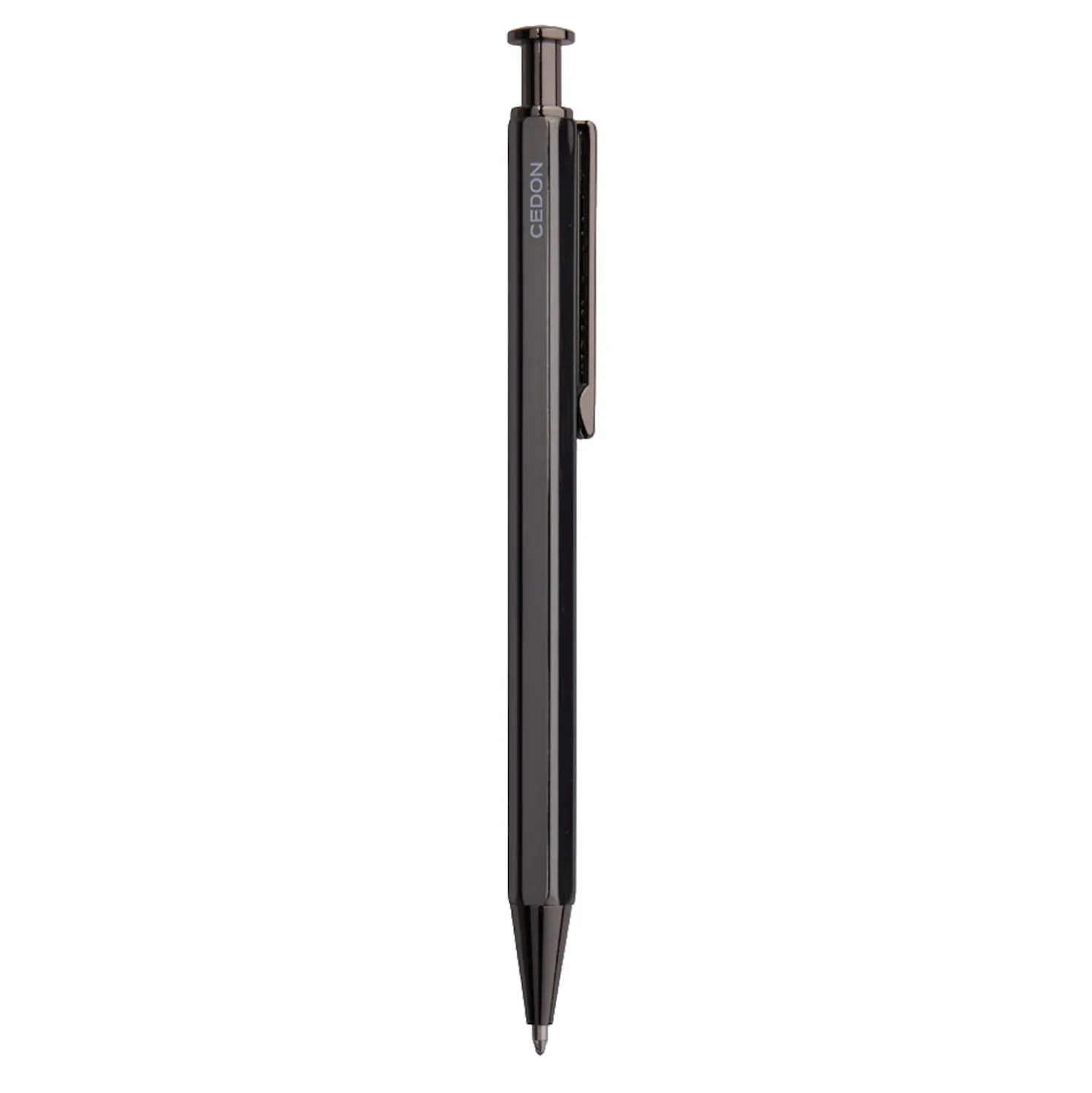 Kugelschreiber Metallic schwarz
