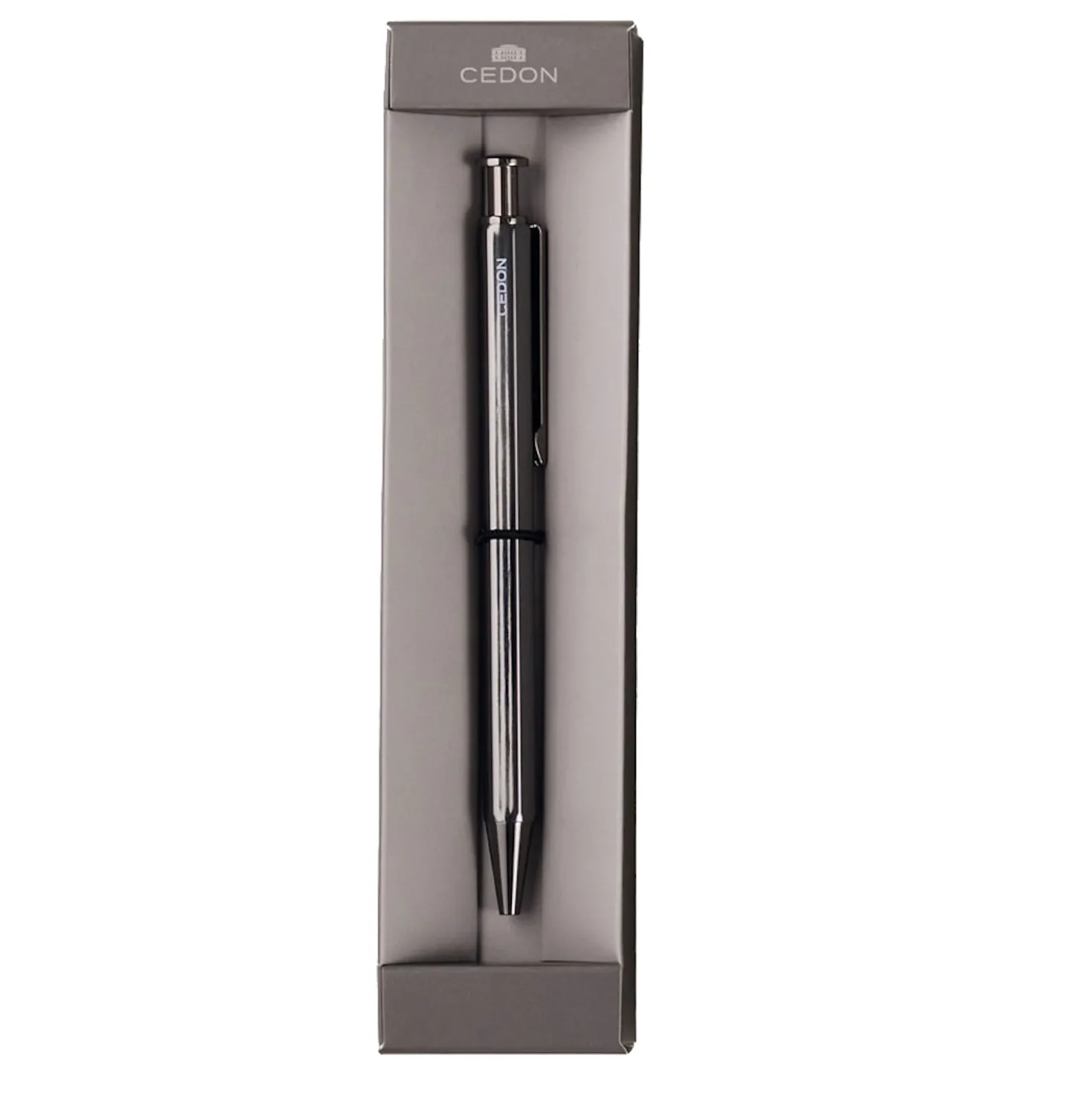 Kugelschreiber Metallic schwarz