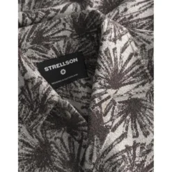 Kurzarmhemd mit Palmblatt-Print