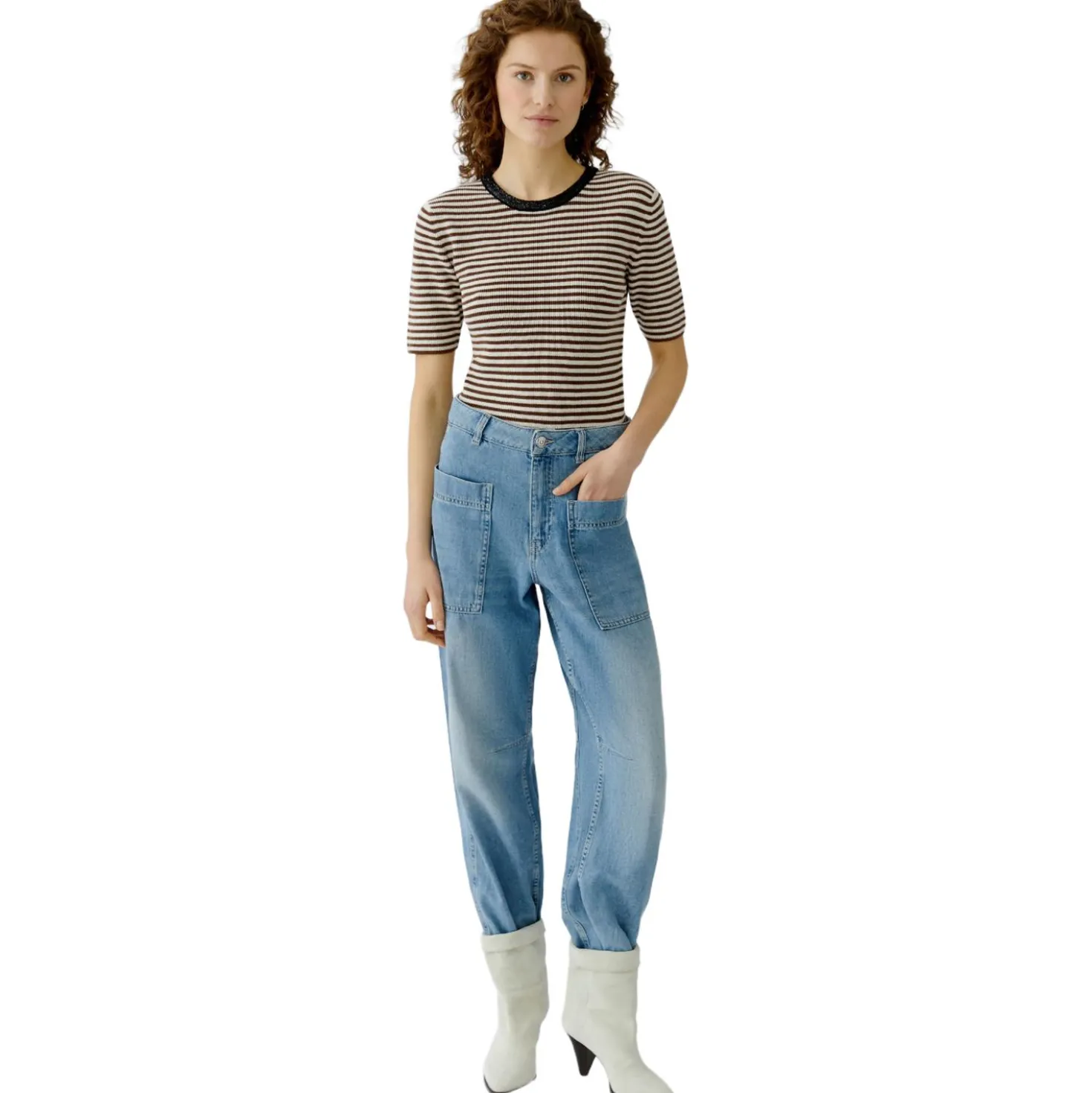 Kurzarmpullover