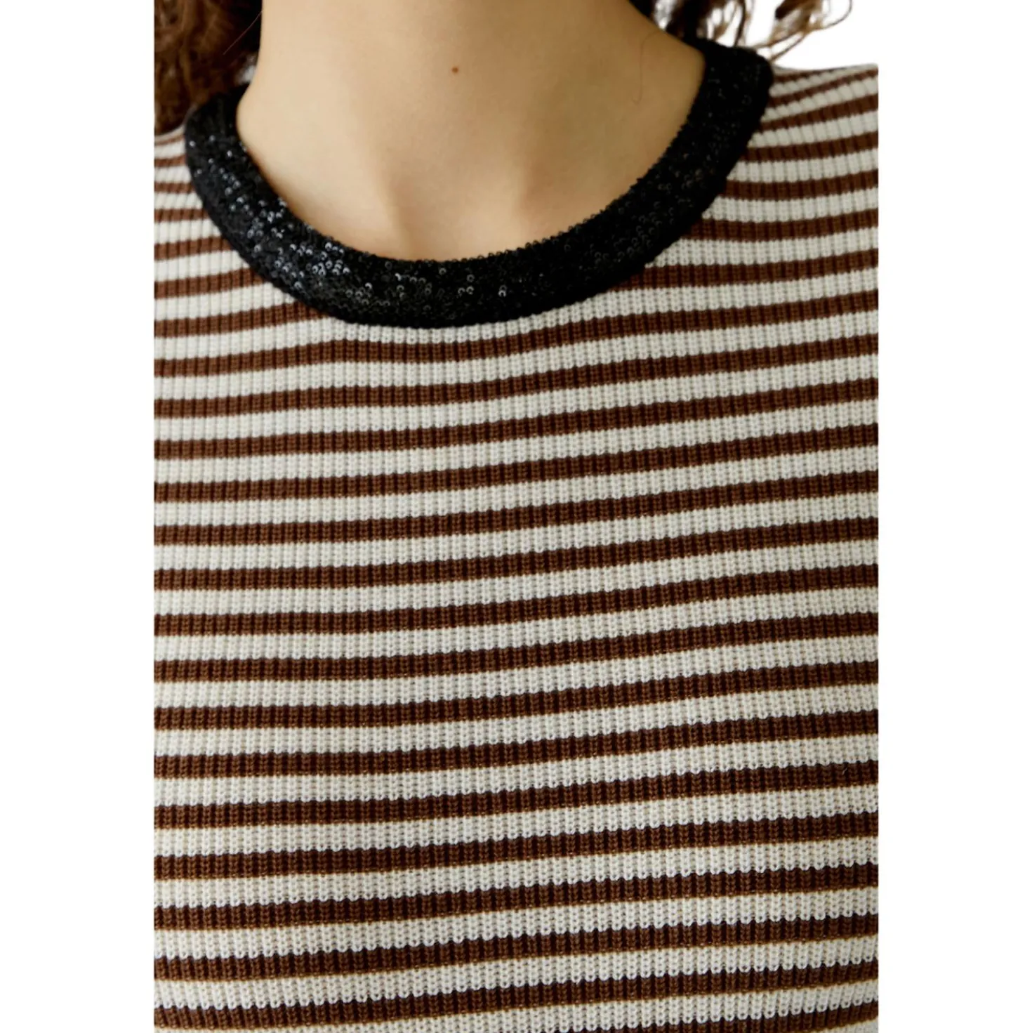 Kurzarmpullover