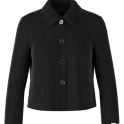 Kurze Jacke mit Kentkragen