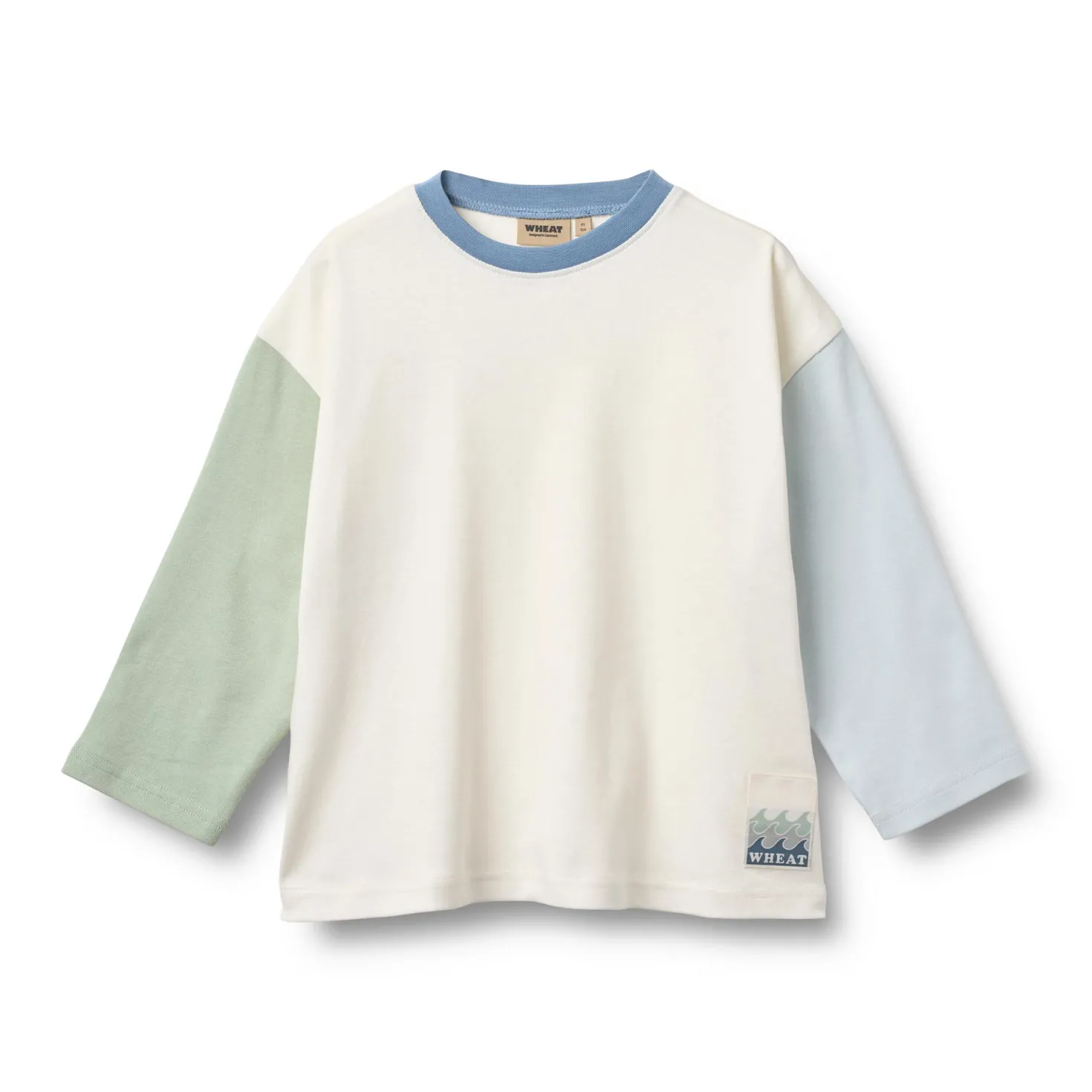 Langarmshirt mit Colour-Blocking