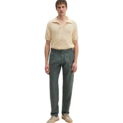 Leinenhose Osby Jogger Pleats