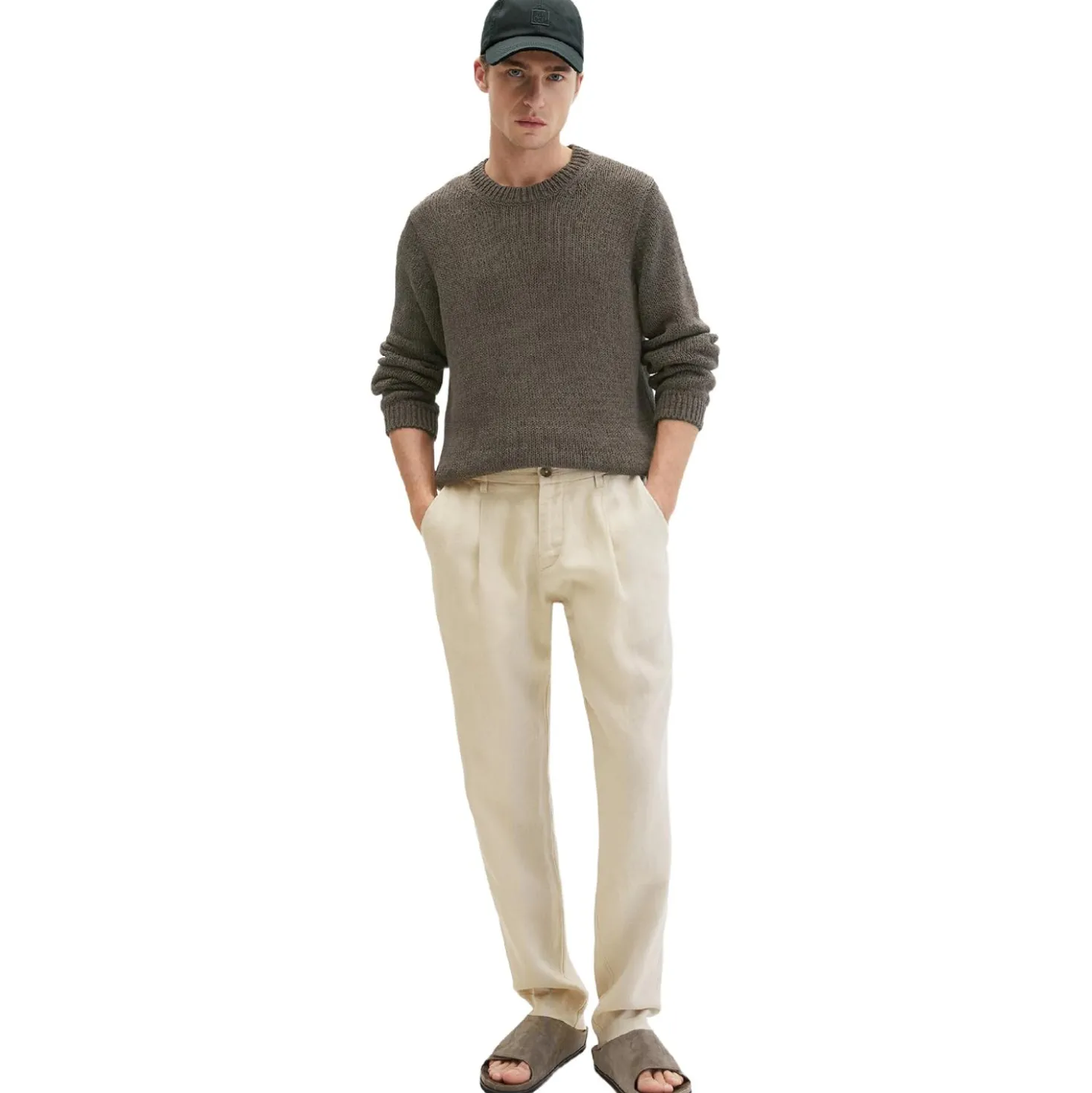 Leinenhose Osby Jogger Pleats