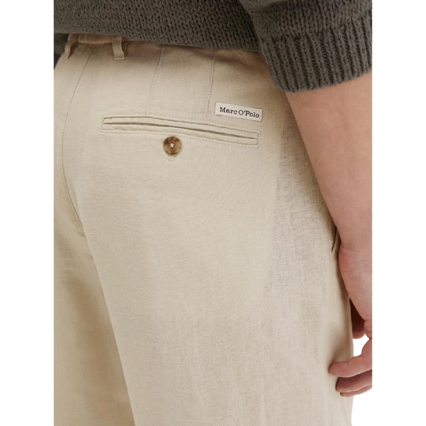 Leinenhose Osby Jogger Pleats