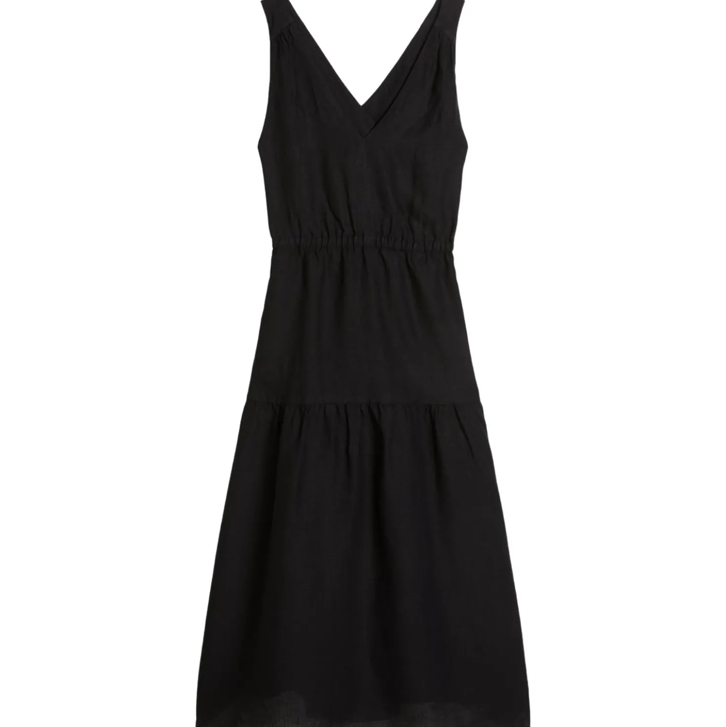 Leinen-stufenkleid regular