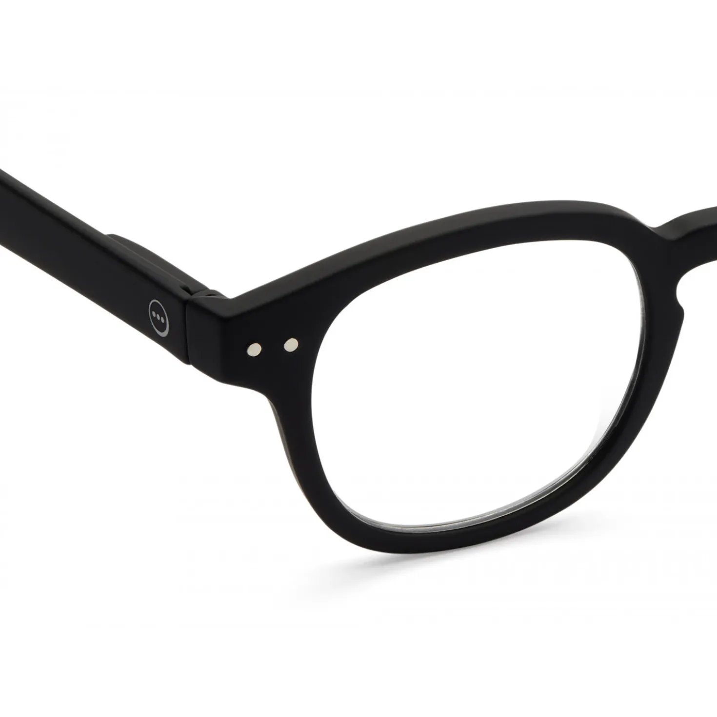 Lesebrille #C Black + 1.00