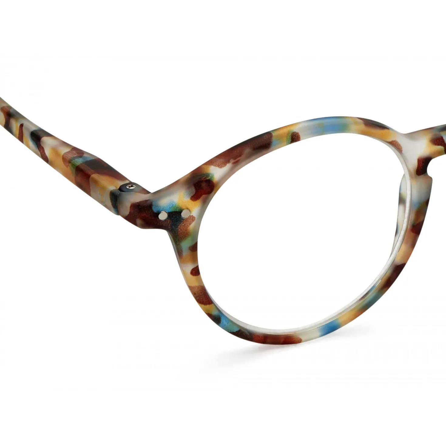 Lesebrille #D Blue Tortoise +1.00