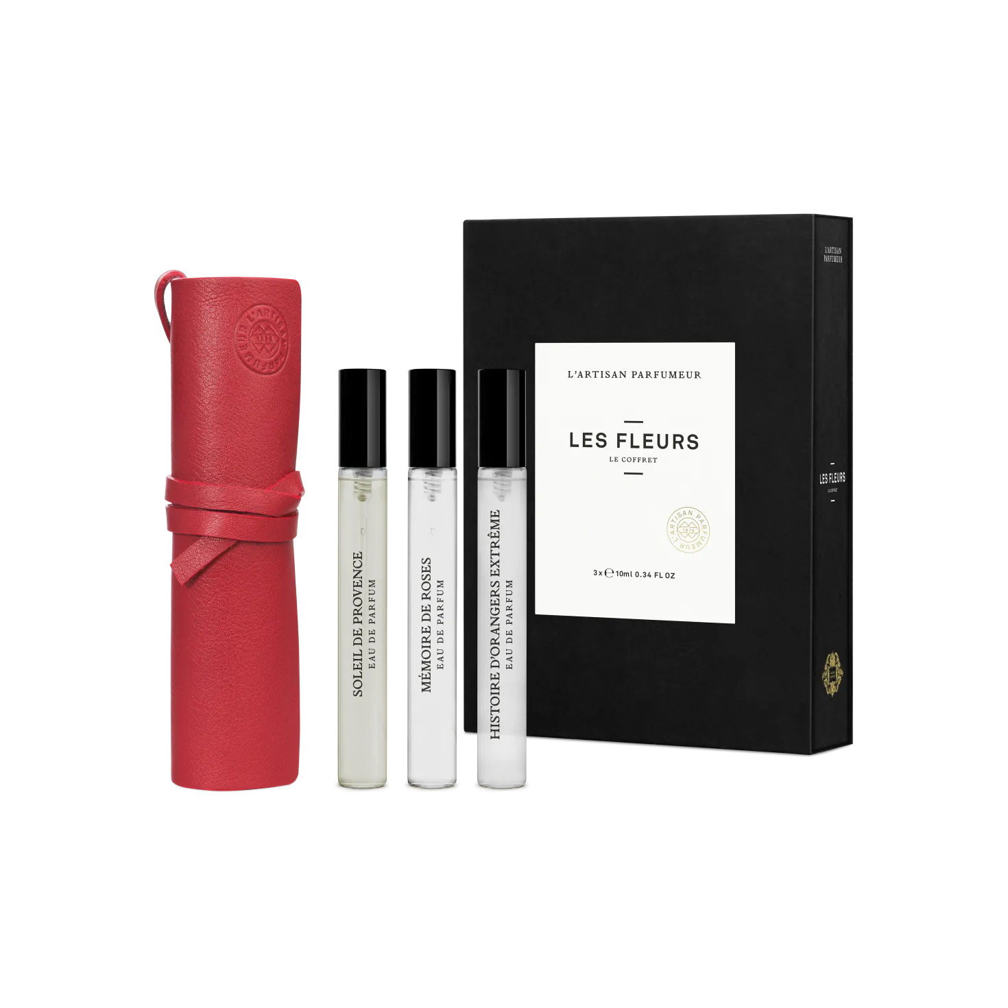 Les Fleurs Leder Set