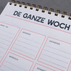 Letterpress Wochenplaner - Bavaria Edition