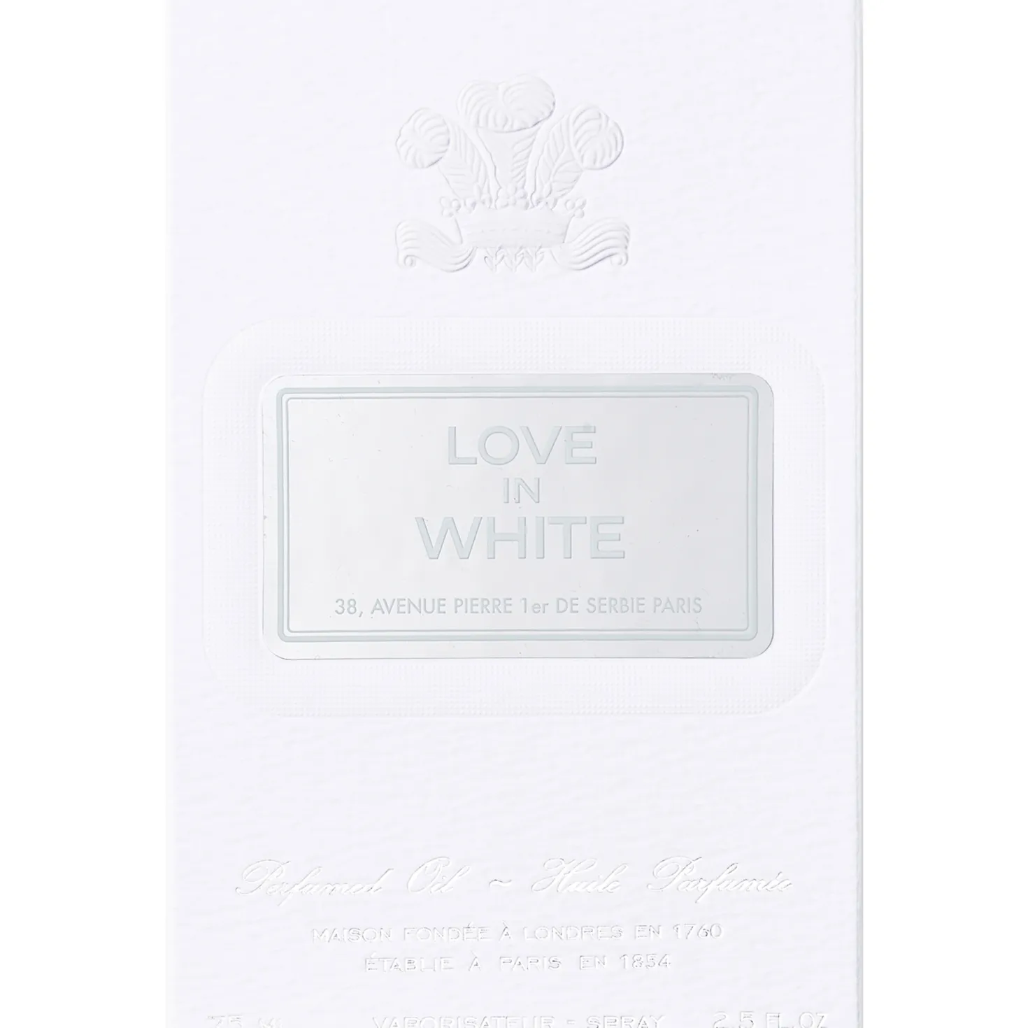 Love in White Parfumöl 75ml