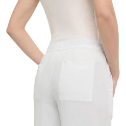 Mac jeans - chiara belt, pure linen