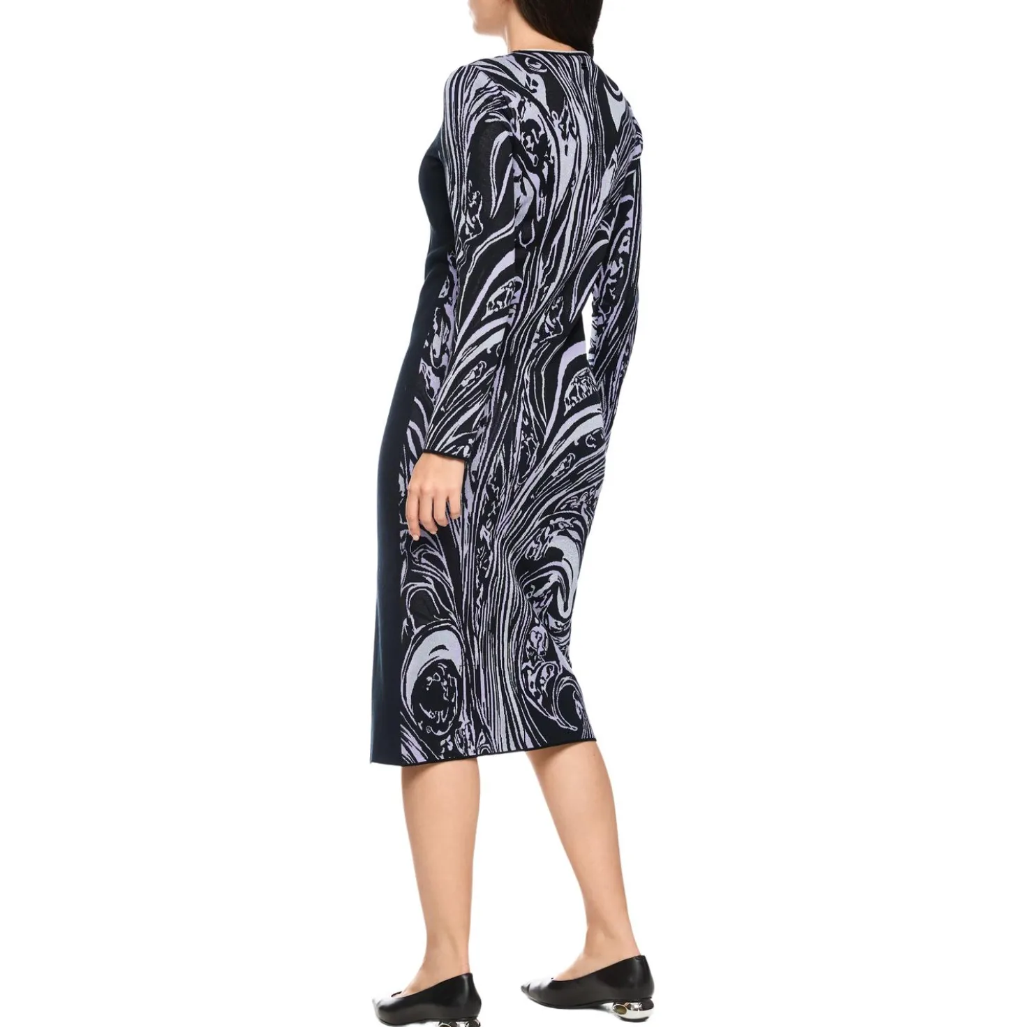 Maxikleid aus strick knitted in germany