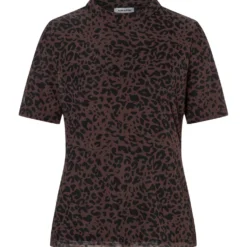 Meshshirt mit leomuster