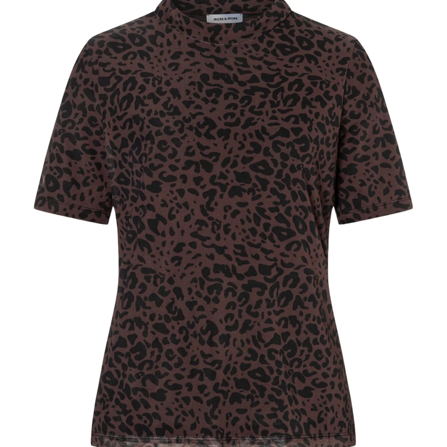 Meshshirt mit leomuster